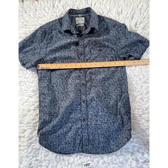 American Heritage Dawson & Brooks Shirt Mens Small Floral Short Sleeve Button up - Picture 3 of 7